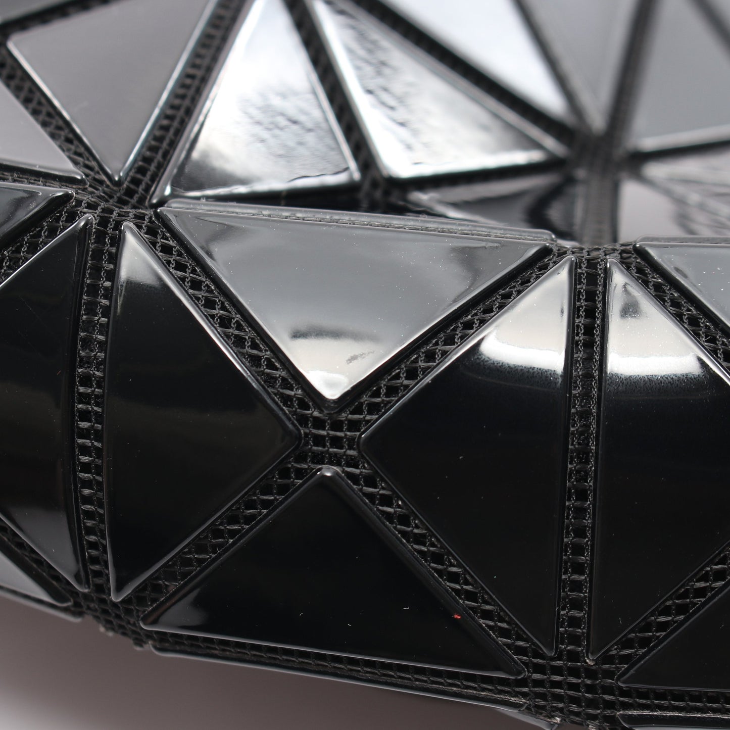 BAOBAO WRING バックパック リュックサック PVC ブラック イッセイミヤケ