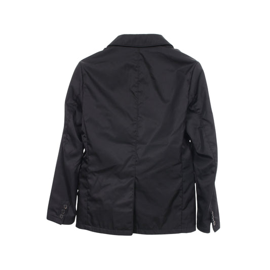 Re-Nylon トライアングルロゴ テーラードジャケット ナイロン ブラック プラダ アウター PRADA