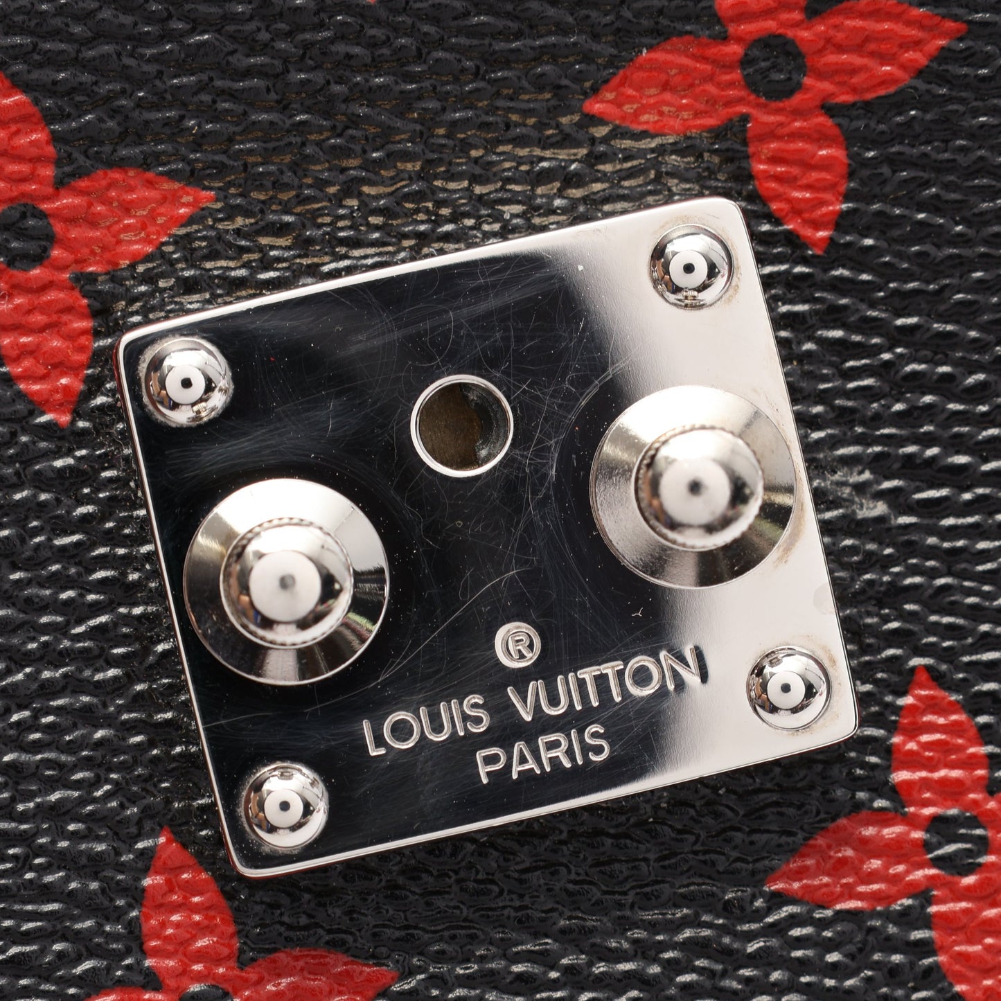 ポシェット メティスMM モノグラムアンフラルージュ 2WAY ハンドバッグ PVC レザー ブラック レッド ルイヴィトン バッグ LOUIS VUITTON