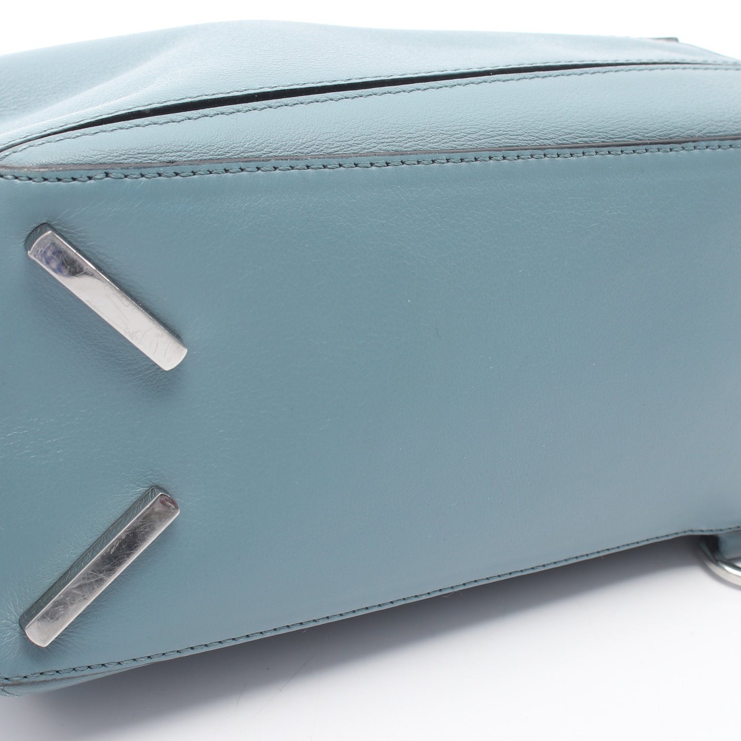 PUZZLE BAG SMALL パズルバッグ スモール 2WAY ショルダーバッグ レザー ブルーグレー ロエベ