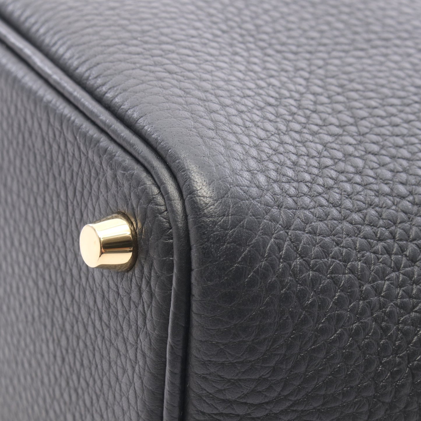 ピコタンロックPM ハンドバッグ トリヨンクレマンス ブラック ゴールド金具 K刻印 エルメス