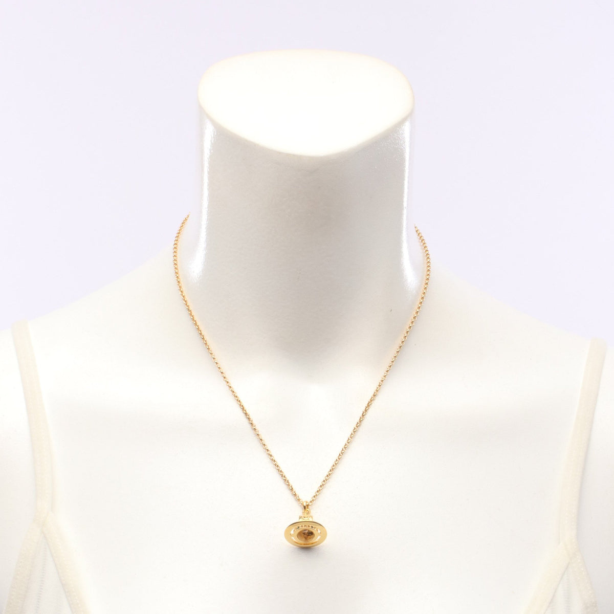 NEW PETITE ORB ネックレス GP ラインストーン ゴールド マルチカラー ヴィヴィアンウエストウッド アクセサリー Vivienne Westwood
