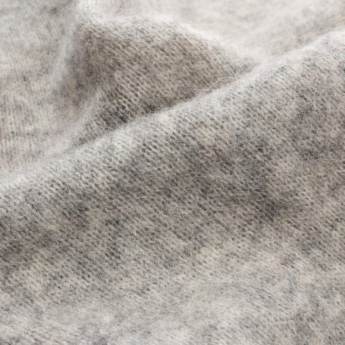 RAYA MOHAIR ロング カーディガン ナイロン ウール モヘヤ グレー アクネストゥディオズ