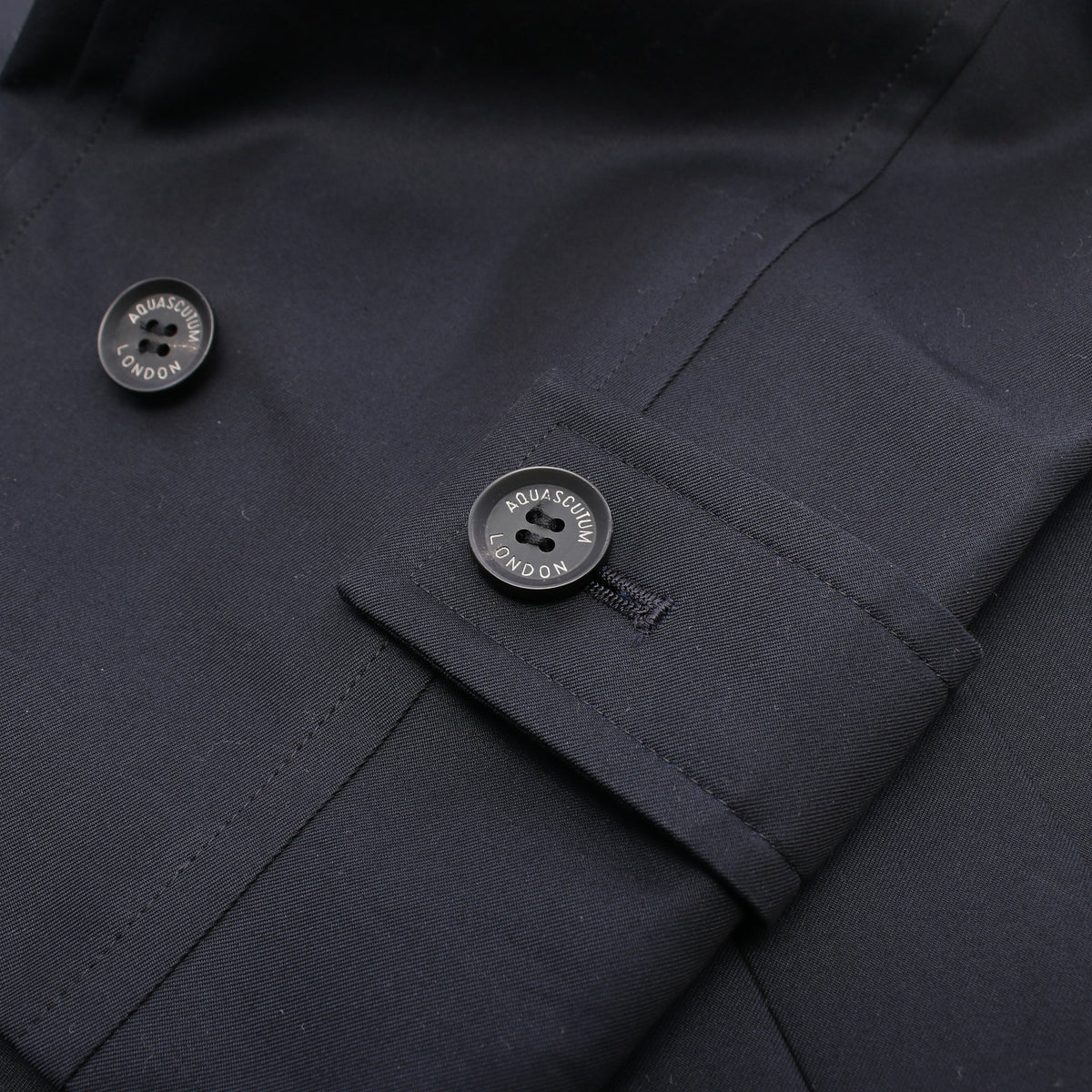 Aquascutum × JOURNAL STANDARD L'ESSAGE ステンカラーコート コットン ネイビー アクアスキュータム アウター Aquascutum