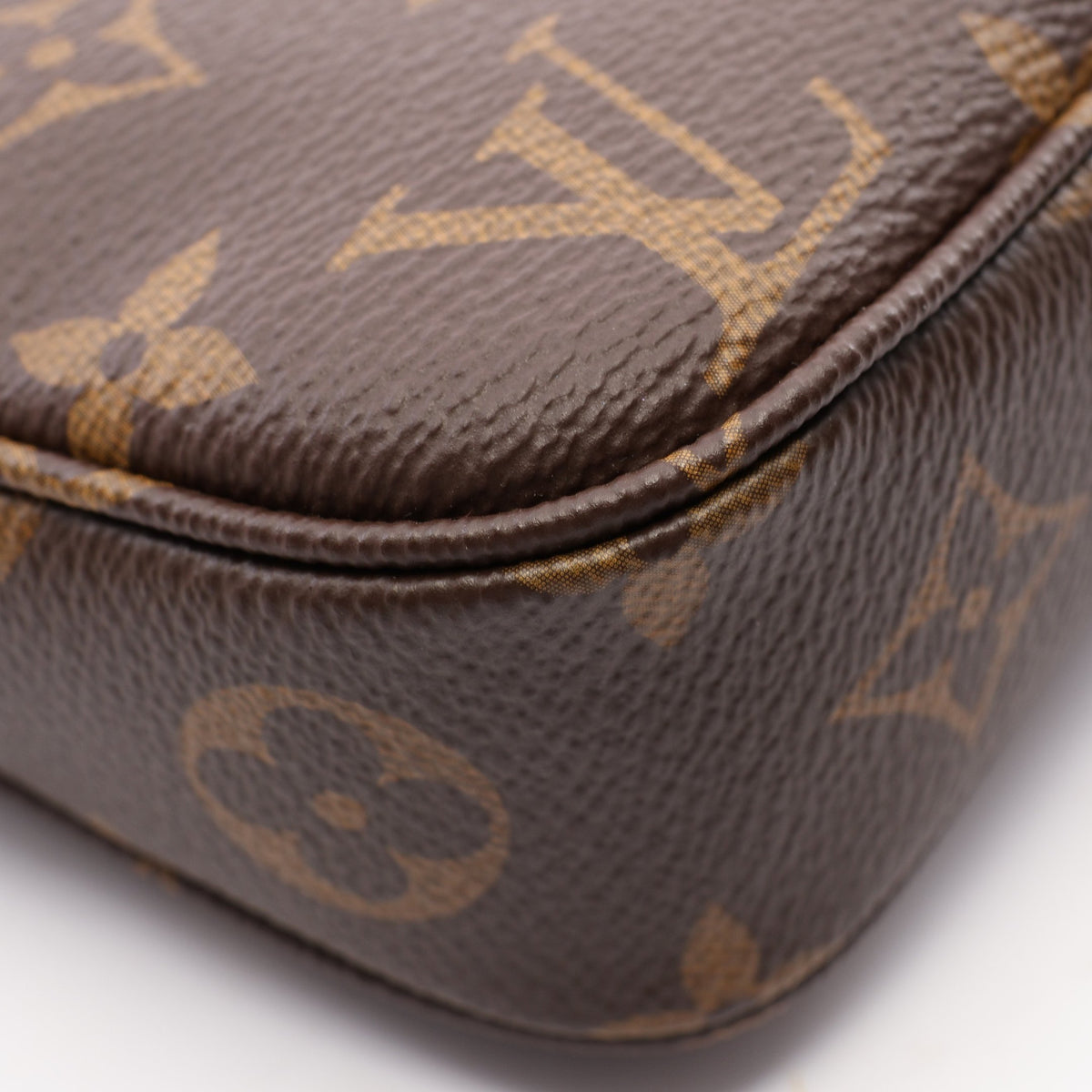 LV × TM ポシェットアクセソワール モノグラムパンダ 村上隆 2WAY ハンドバッグ PVC レザー ブラウン マルチカラー ルイヴィトン
