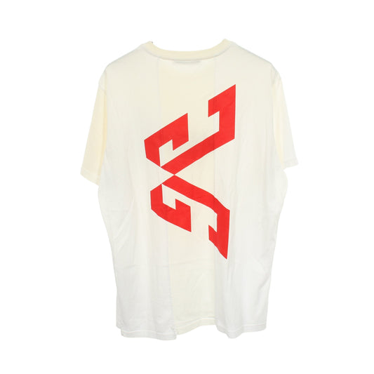 グラフィックプリント 半袖Tシャツ コットン ホワイト マルチカラー ジバンシィ