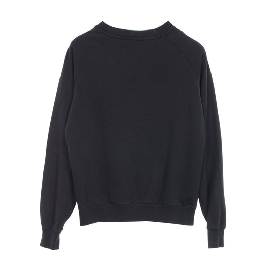 ロゴプリント ダメージ加工 スウェットシャツ コットン ブラック ジバンシィ トップス GIVENCHY