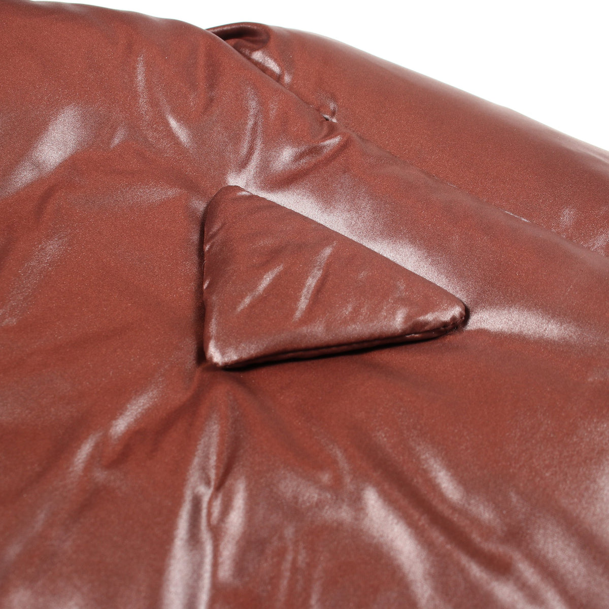 ダウンベスト ナイロン ブラウン プラダ