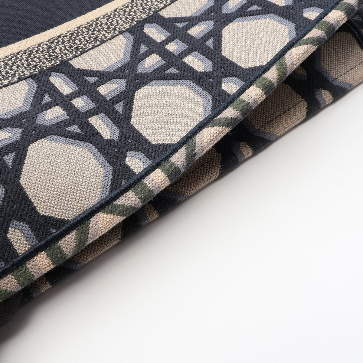 BOOK TOTE ブックトート ミディアム ハンドバッグ トートバッグ キャンバス ベージュ ネイビー クリスチャンディオール