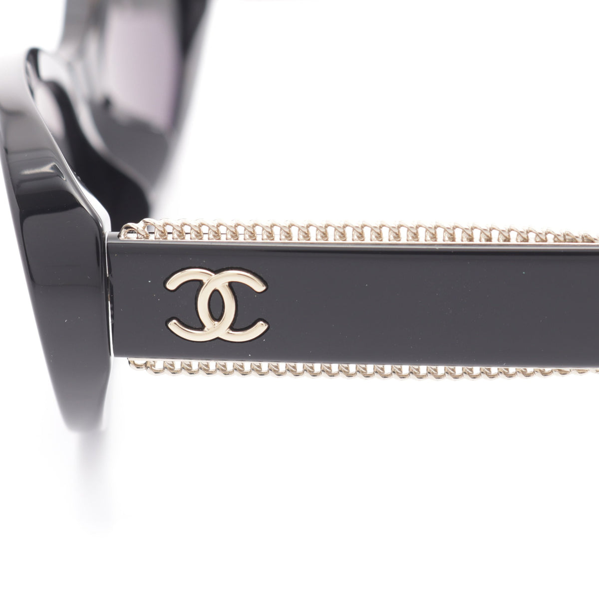 ココマーク オーバル サングラス GP ブラック ゴールド シャネル 財布・小物 CHANEL
