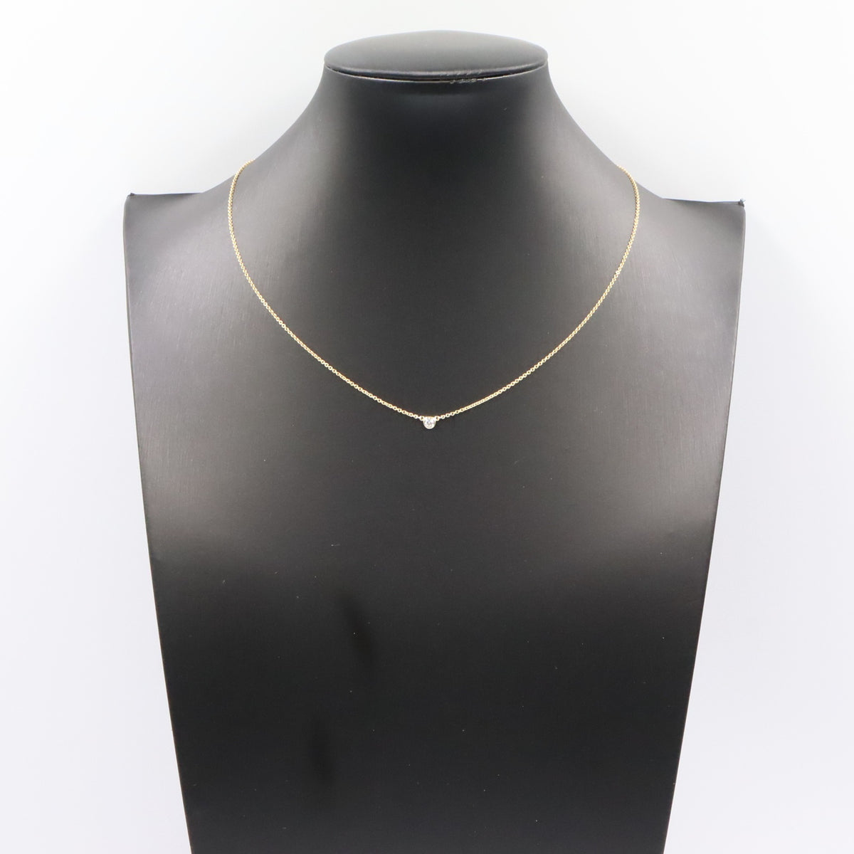 バイザヤードネックレス ネックレス K18YG ダイヤモンド イエローゴールド クリア ティファニー