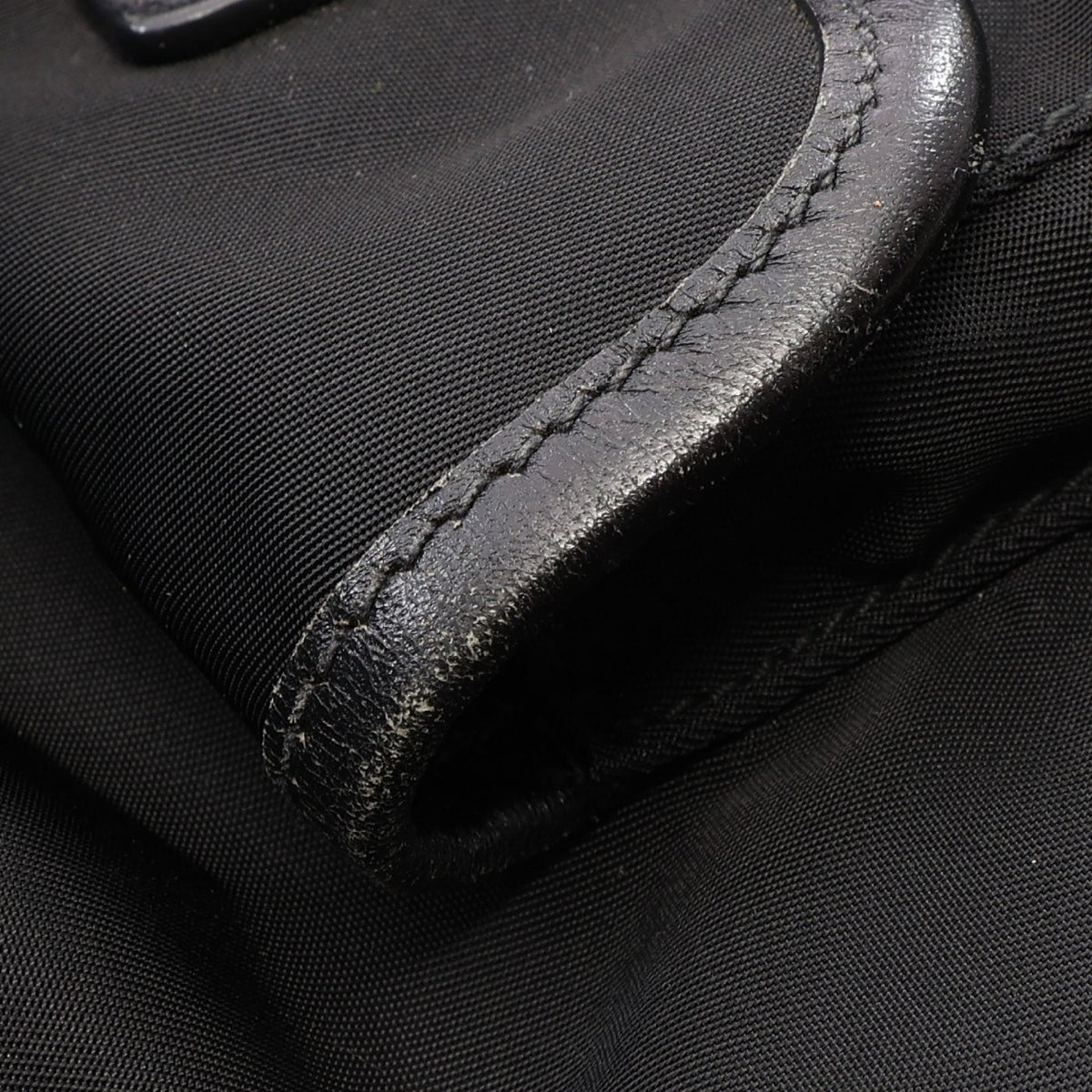 TESSUTO + SOFT CALF バックパック リュックサック ナイロン レザー ブラック プラダ