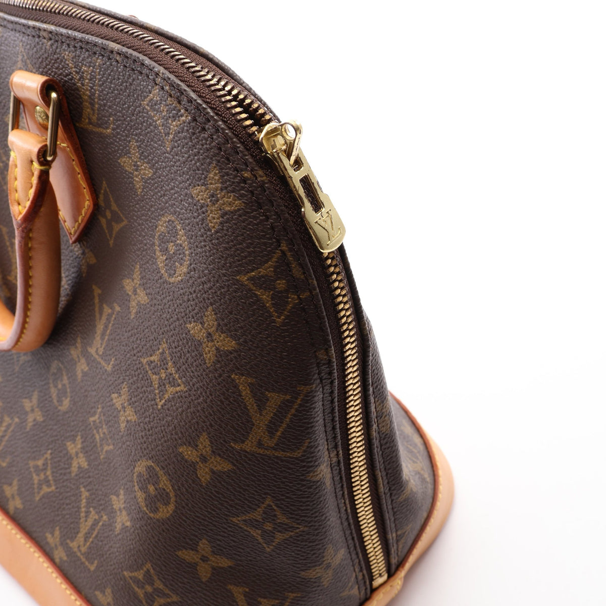 アルマPM モノグラム ハンドバッグ PVC レザー ブラウン ルイヴィトン バッグ LOUIS VUITTON