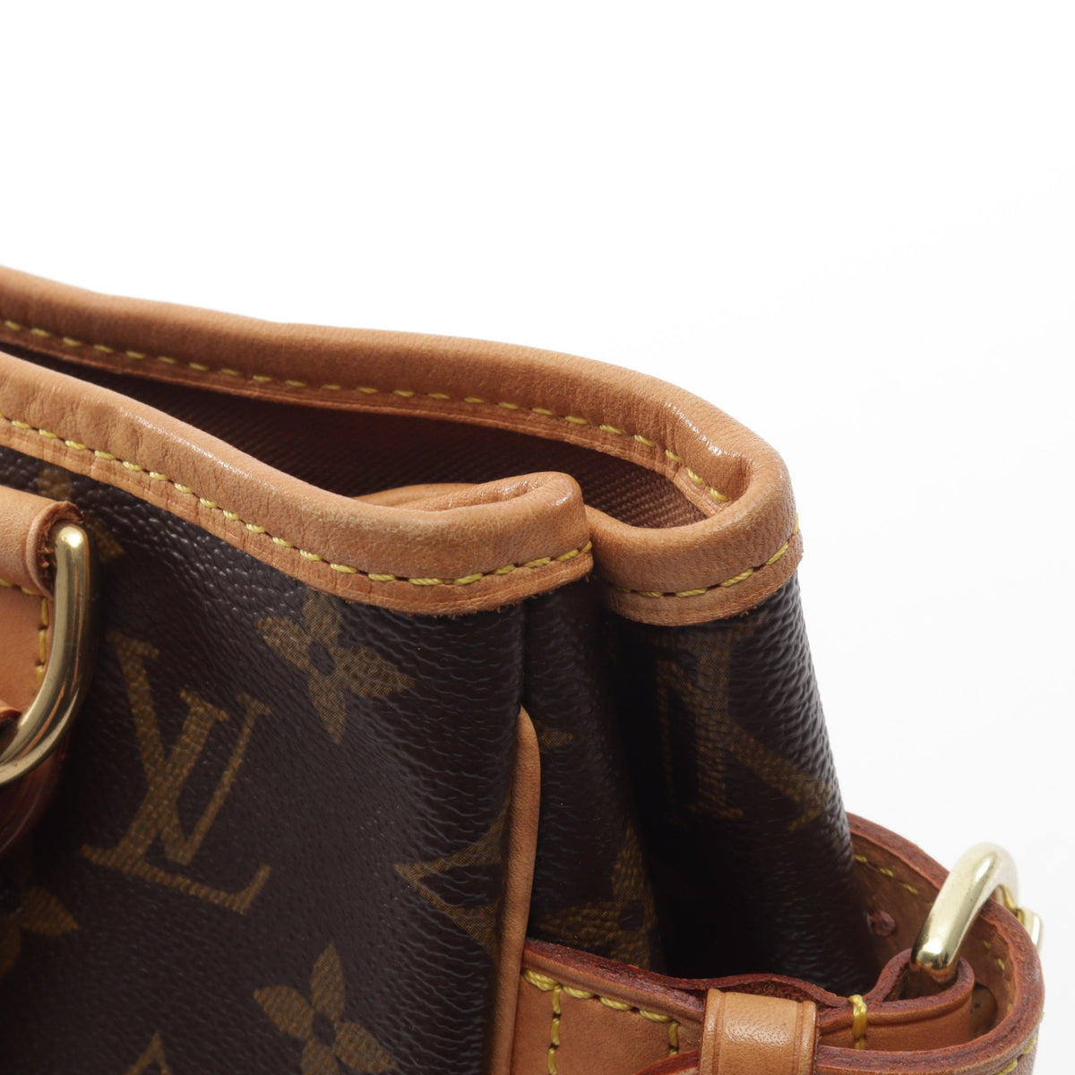バティニョール モノグラム ハンドバッグ PVC レザー ブラウン ルイヴィトン バッグ LOUIS VUITTON