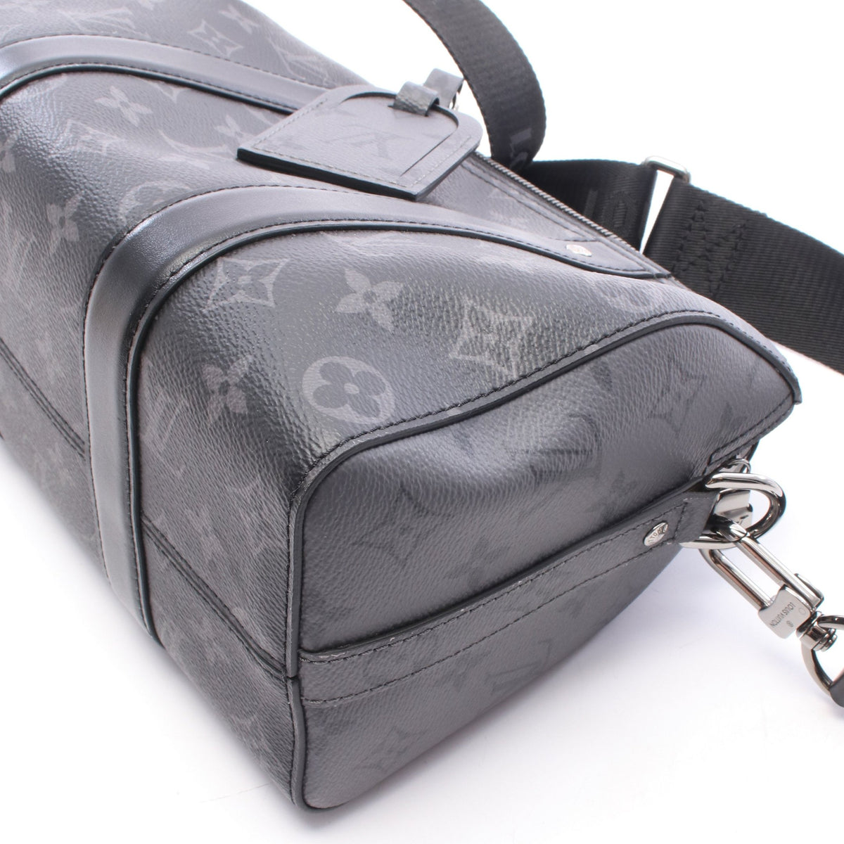 シティ キーポル モノグラムエクリプス リバース ショルダーバッグ PVC レザー ブラック グレー ルイヴィトン バッグ LOUIS VUITTON