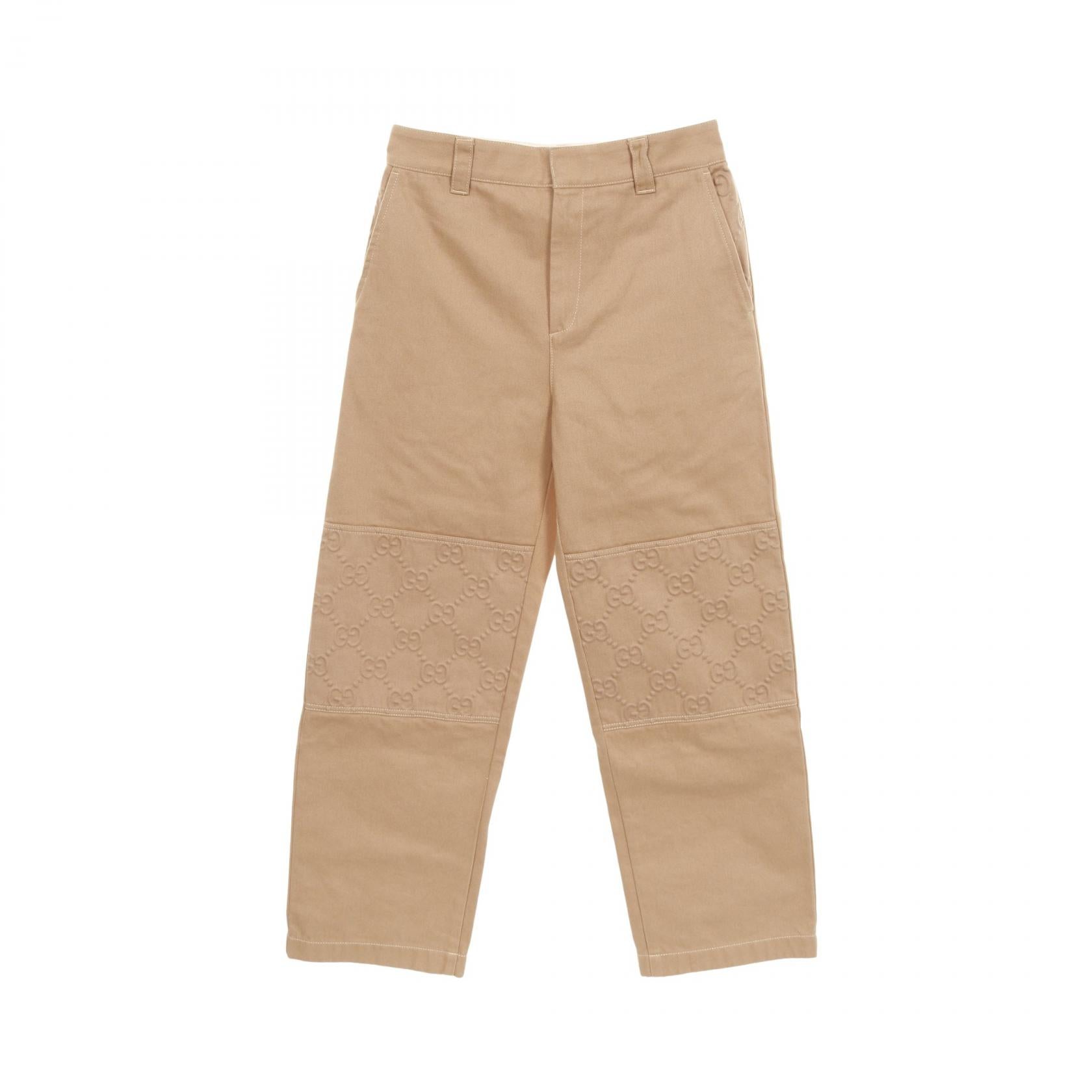 グッチ GG柄 オーガニックデニムパンツ デニムパンツ ベージュ系 – RECLO