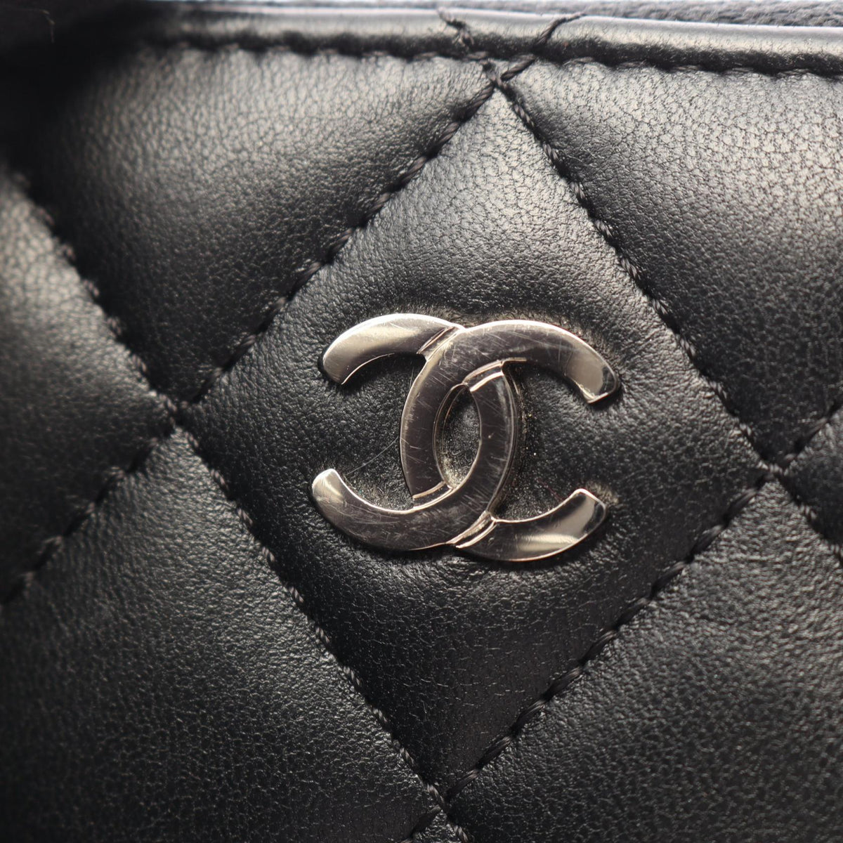 シャネル マトラッセ ラウンド長財布 ブラック系 財布・小物 CHANEL