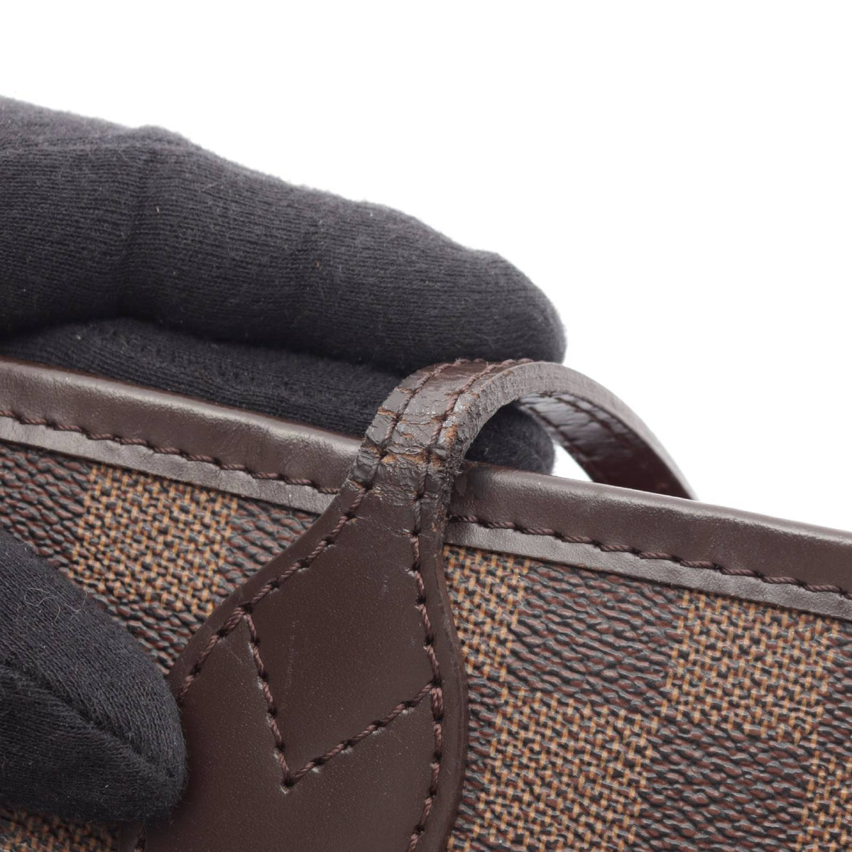 ルイ・ヴィトン ネヴァーフルPM ダミエエベヌ トートバッグ ブラウン系 バッグ LOUIS VUITTON