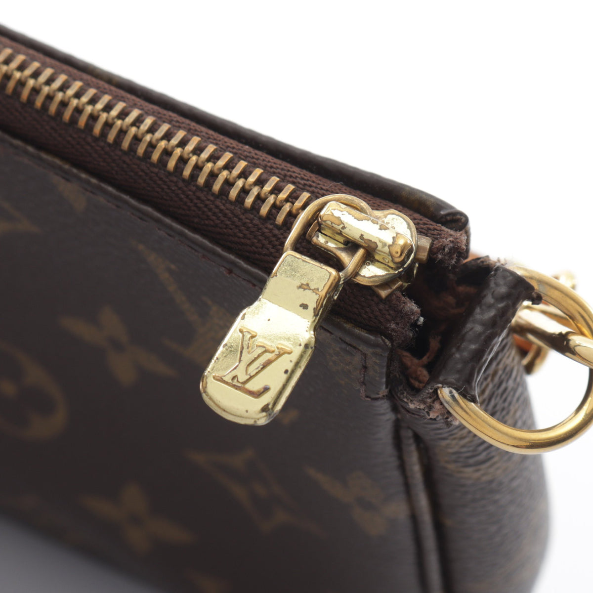ルイ・ヴィトン 村上隆 ポシェットアクセソワール ハンドバッグ ブラウン系 バッグ LOUIS VUITTON