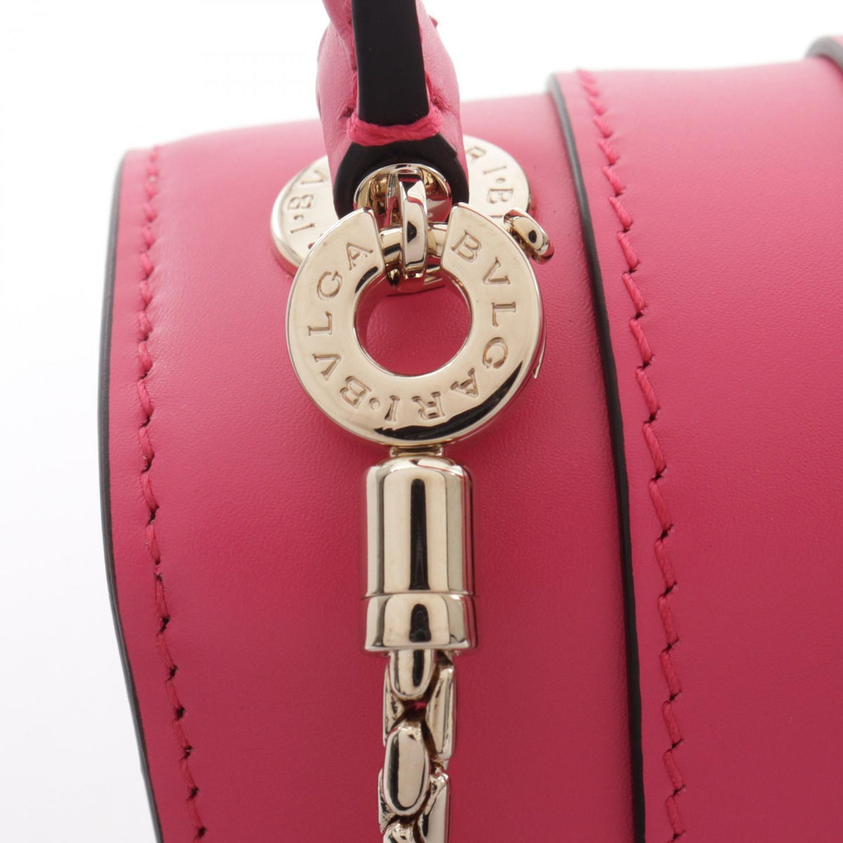 ブルガリ セルペンティ フォーエバー 2WAY ハンドバッグ ピンク系 バッグ BVLGARI