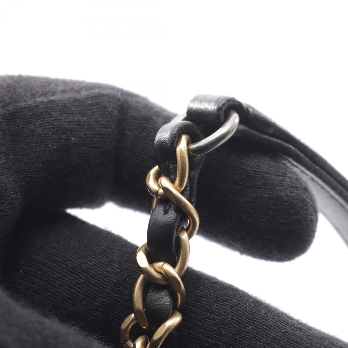 シャネル マトラッセ クリップココ コンビ金具 ショルダーバッグ ブラック系 バッグ CHANEL