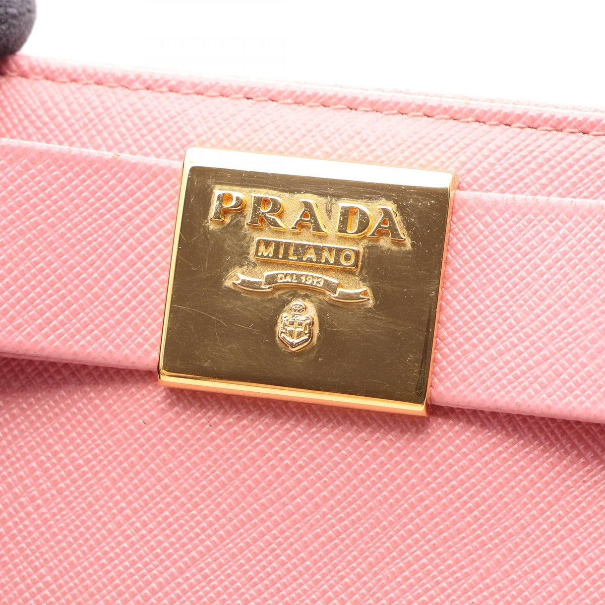 プラダ リボン ラウンド長財布 ピンク系 財布・小物 PRADA