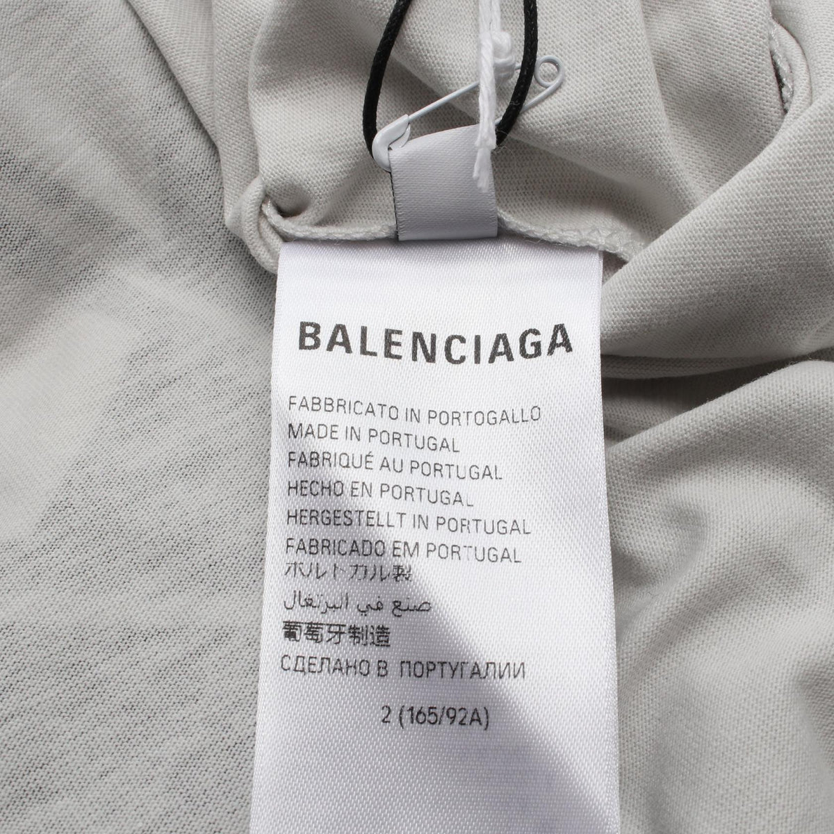 バレンシアガ BALENCIAGA × Automobili Lamborghini カットソー グレー系 オレンジ系 ブラック系 トップス BALENCIAGA