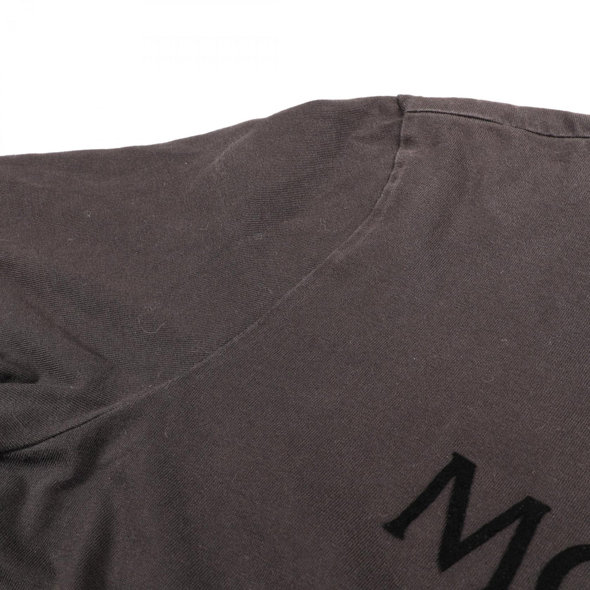 モンクレール ロゴ クルーネック 半袖Tシャツ ブラック系 トップス MONCLER