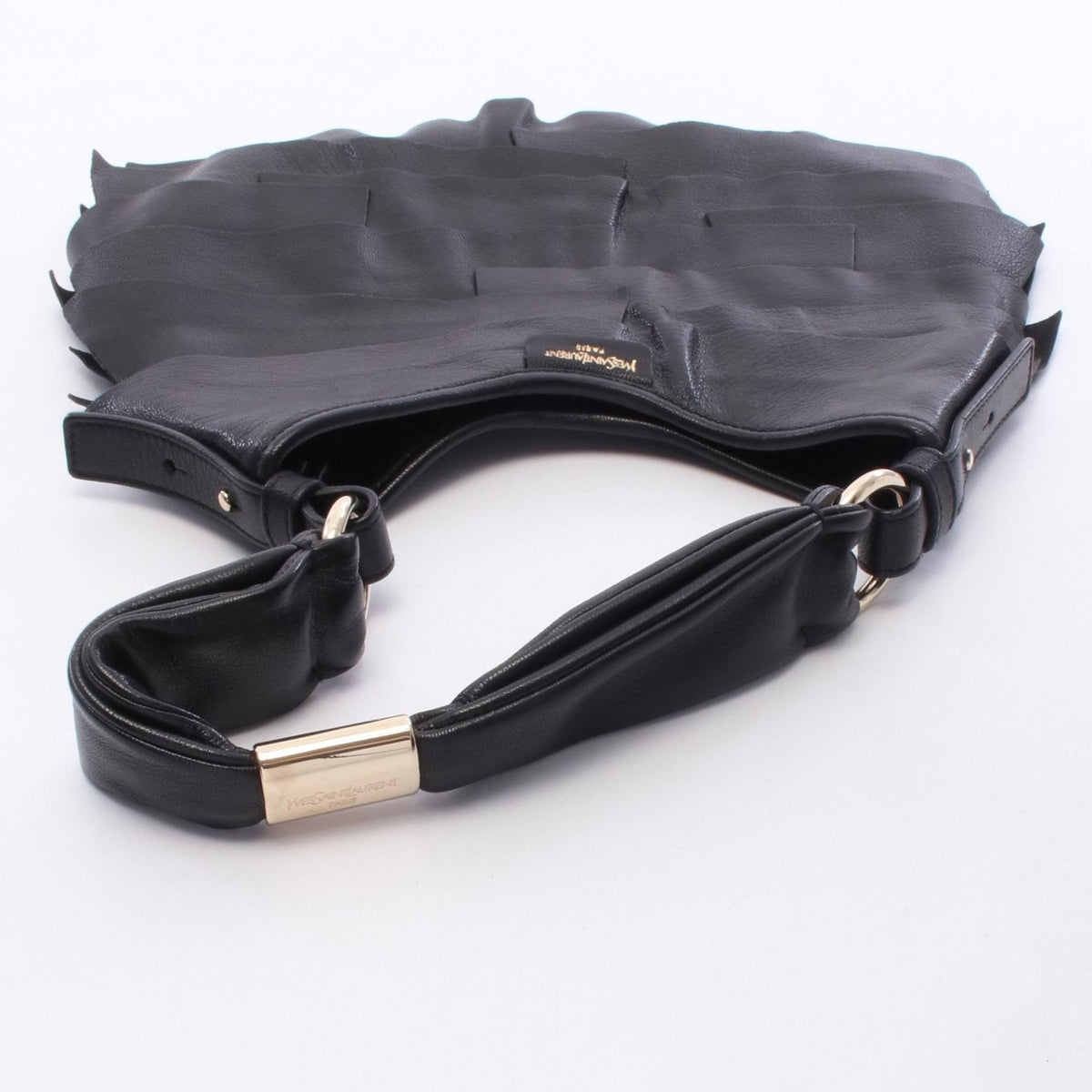 イヴ・サンローラン サントロペ ハンドバッグ ブラック系 バッグ YVES SAINT LAURENT