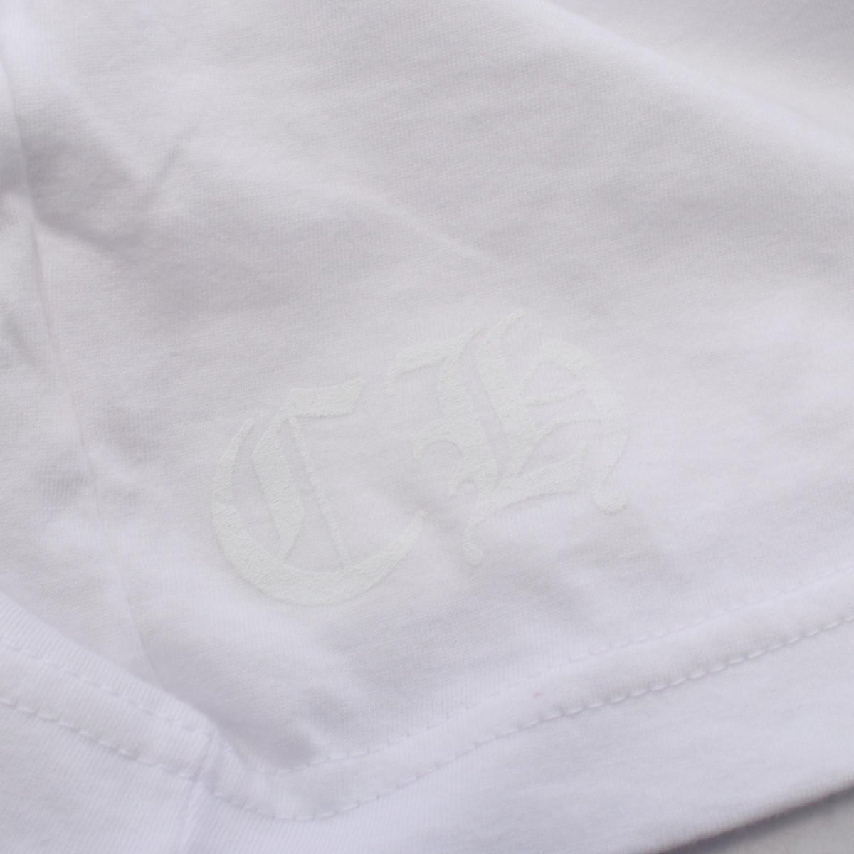 クロムハーツ ホースシュー ポケット 半袖Tシャツ ホワイト系 トップス CHROME HEARTS
