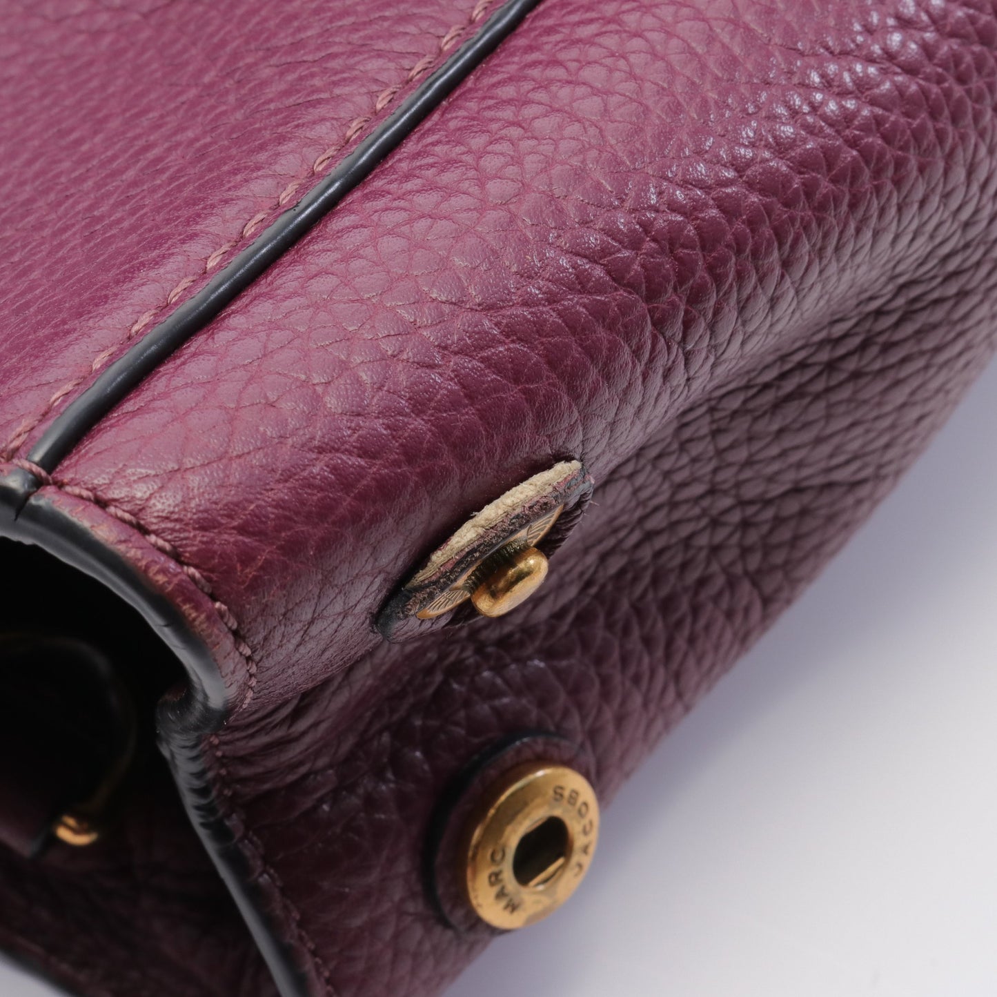 GOTHAM TOTE ゴッサム ハンドバッグ トートバッグ レザー パープル 2WAY マークジェイコブス バッグ MARC JACOBS