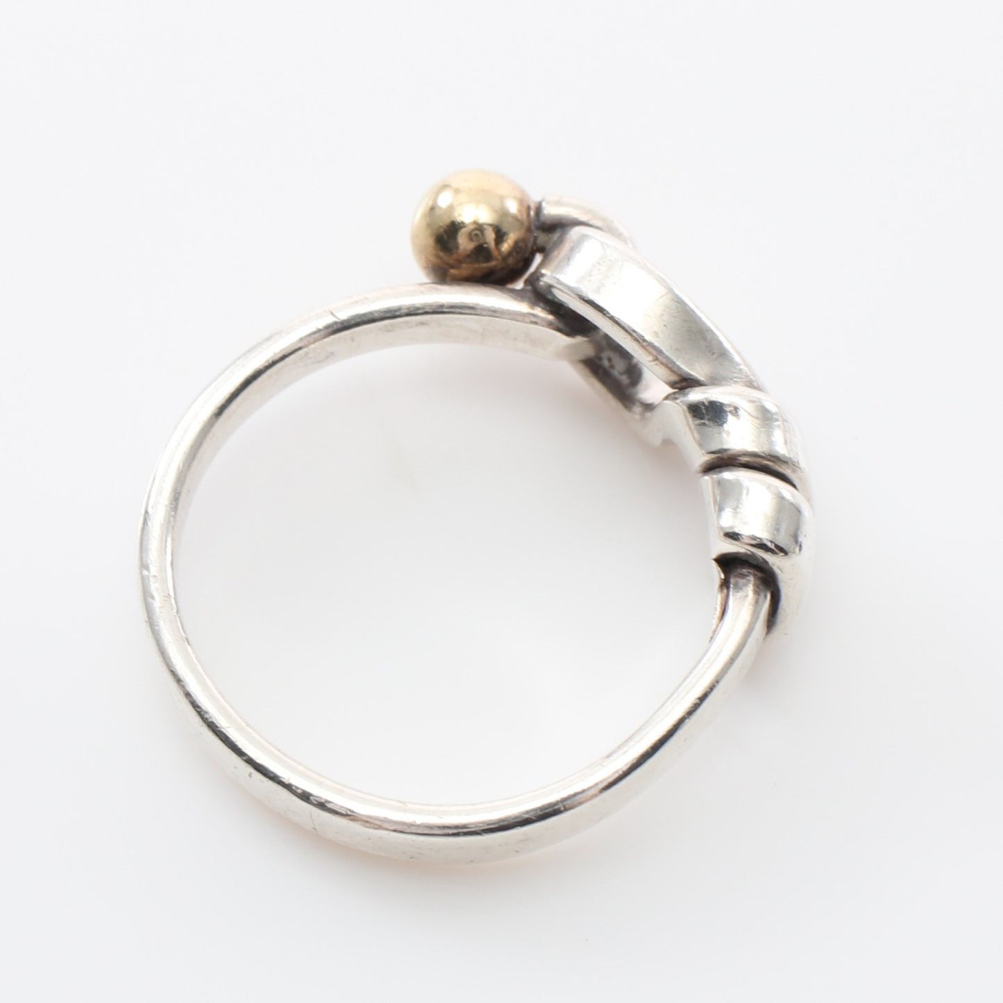 フック&アイ リング 指輪 SV925 K18YG シルバー イエローゴールド ティファニー アクセサリー TIFFANY & Co.