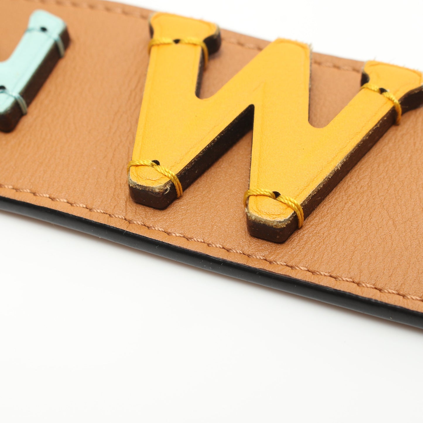 ショルダーストラップ レザー ライトブラウン イエロー マルチカラー ロゴ ロエベ 財布・小物 LOEWE