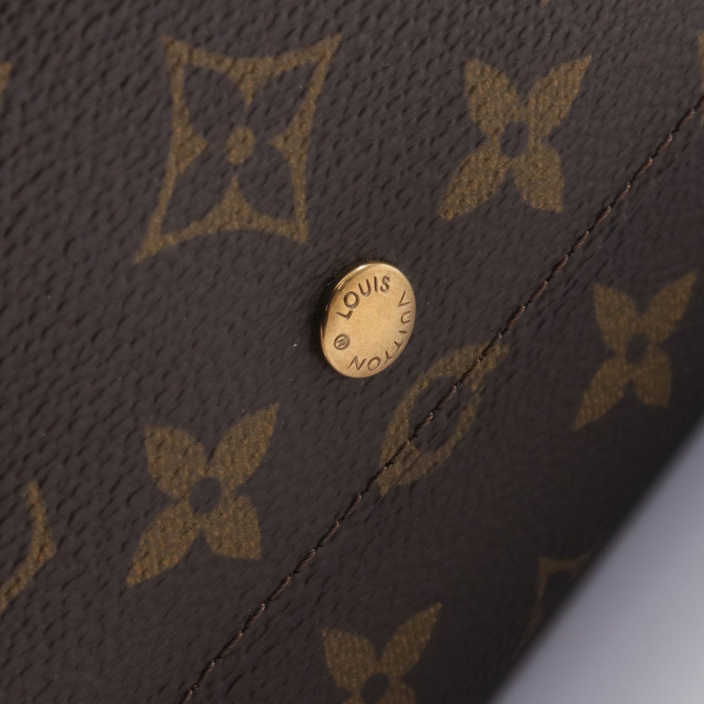 ポルトトレゾール インターナショナル モノグラム 三つ折り長財布 PVC レザー ブラウン ルイヴィトン 財布・小物 LOUIS VUITTON