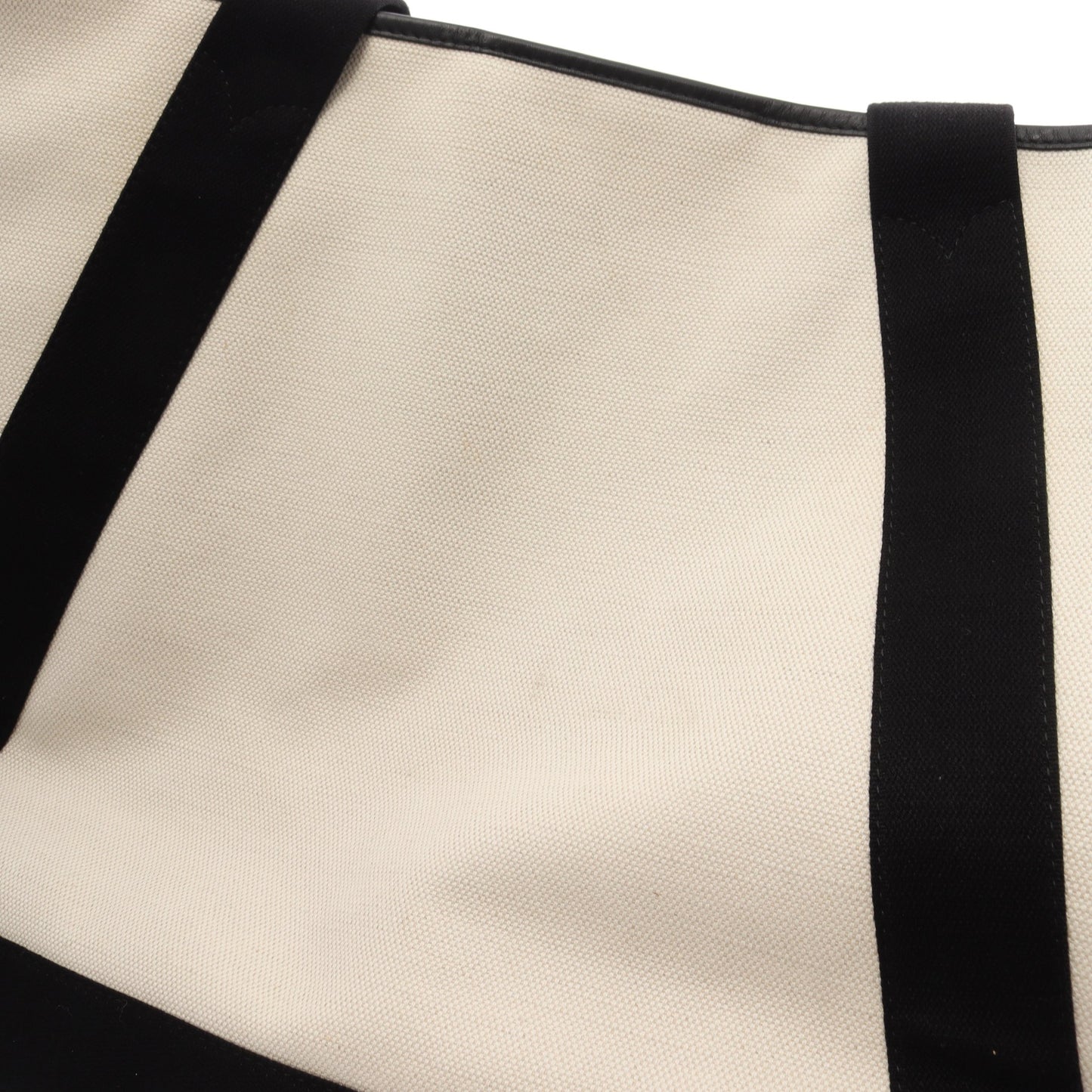 NAVY CABAS ネイビーカバ M ハンドバッグ トートバッグ キャンバス レザー オフホワイト ブラック バレンシアガ バッグ BALENCIAGA