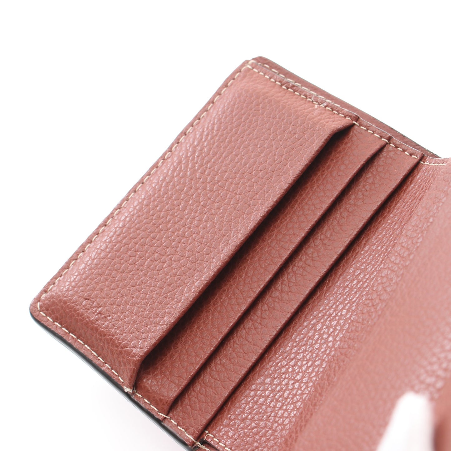 DARRYL 三つ折り財布 レザー ブラウン クロエ 財布・小物 Chloe