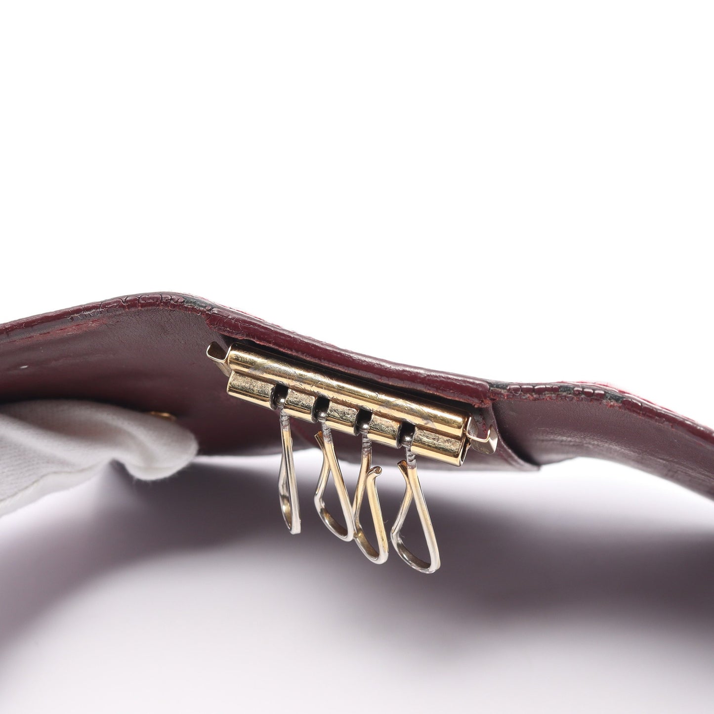 ミュルティクレ4 モノグラムヴェルニ アマラント 4連 キーケース レザー ボルドー ルイヴィトン 財布・小物 LOUIS VUITTON