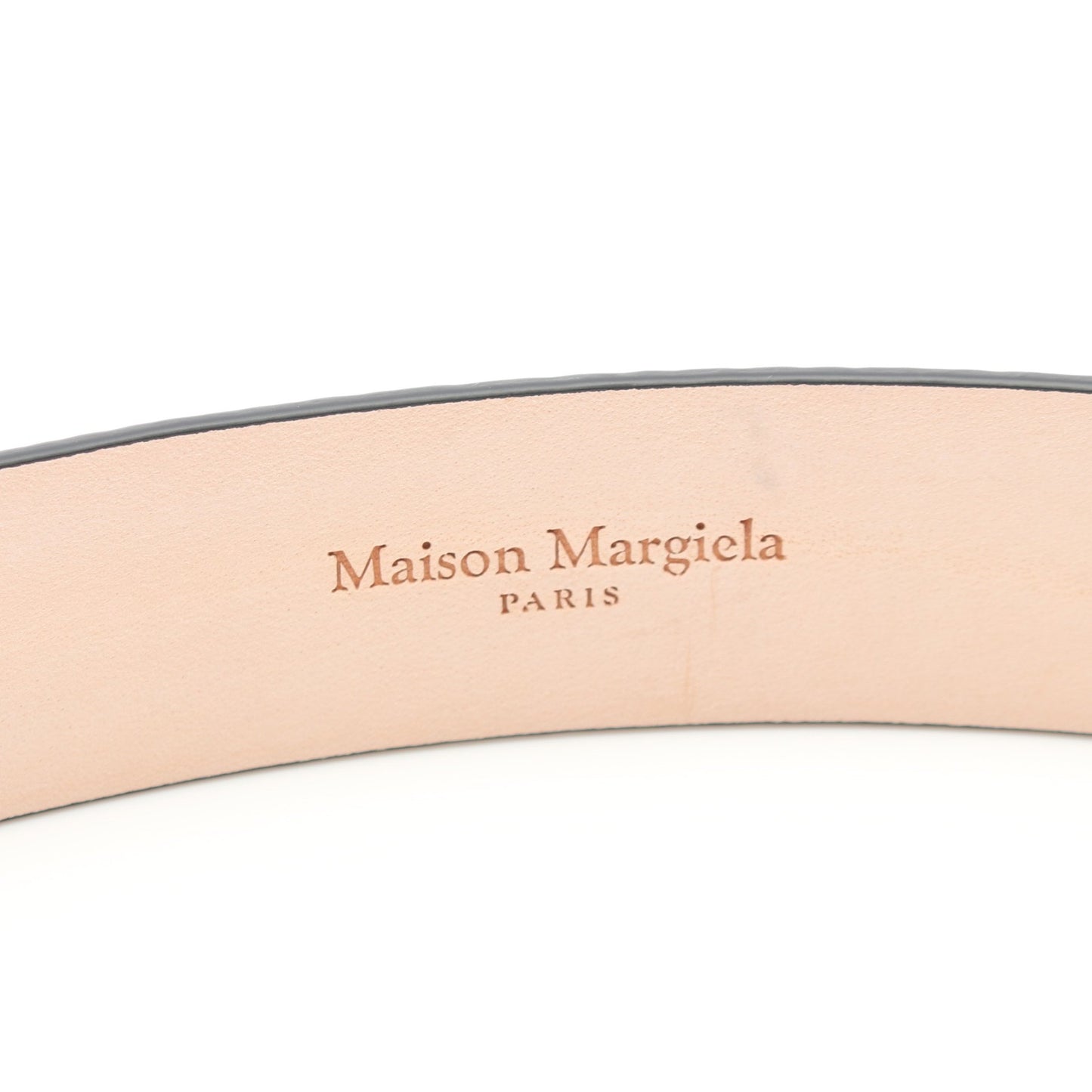 ベルト レザー ブラック バイカラー バックル メゾンマルジェラ 財布・小物 Maison Margiela