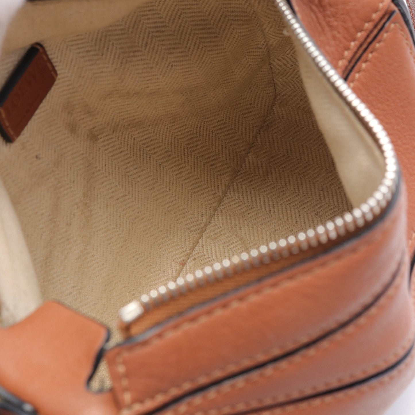 PUZZLE BAG MINI パズルバッグ ミニ ハンドバッグ レザー ブラウン 2WAY ロエベ バッグ LOEWE