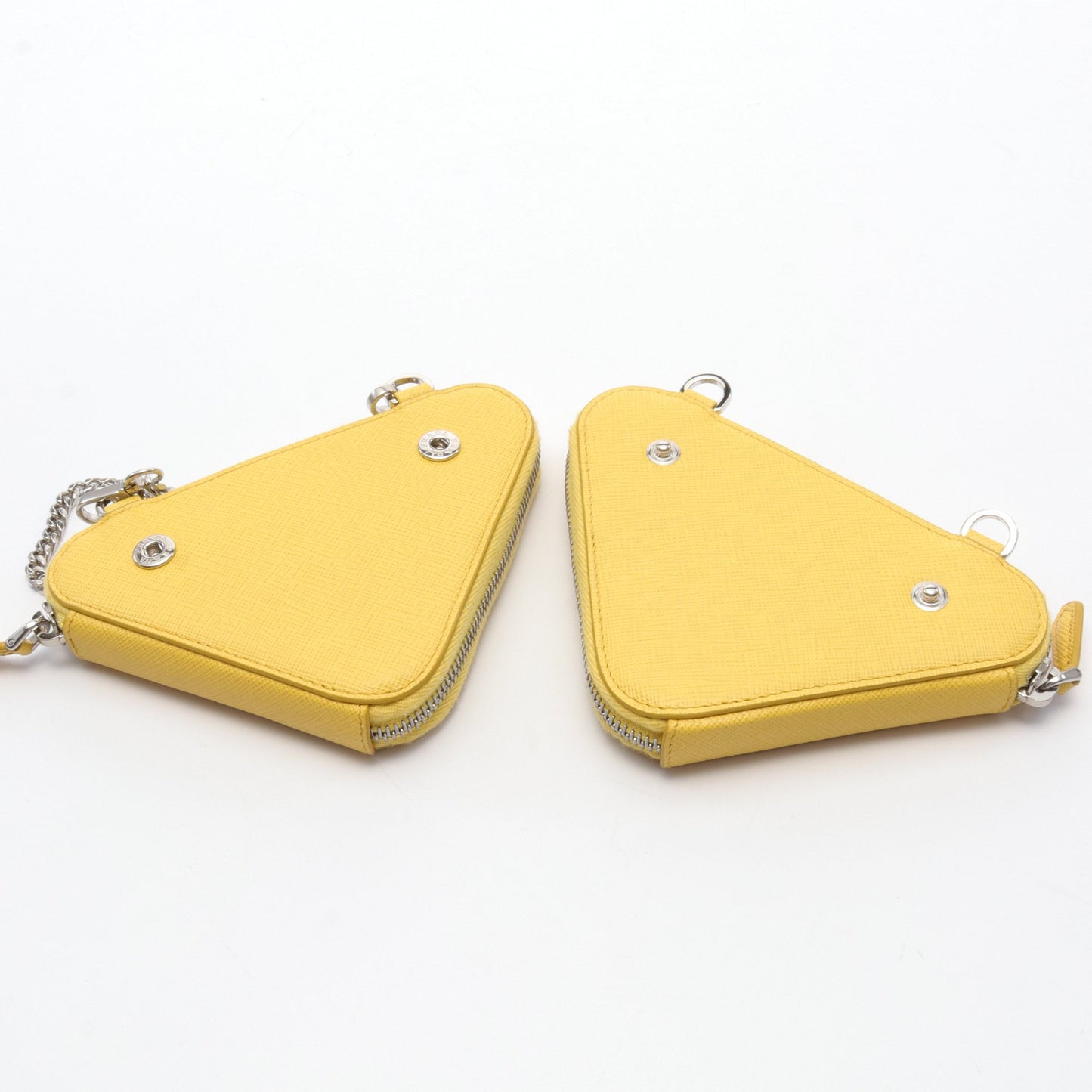 MINI CONTENITORI ショルダーバッグ レザー イエロー 2WAY プラダ バッグ PRADA