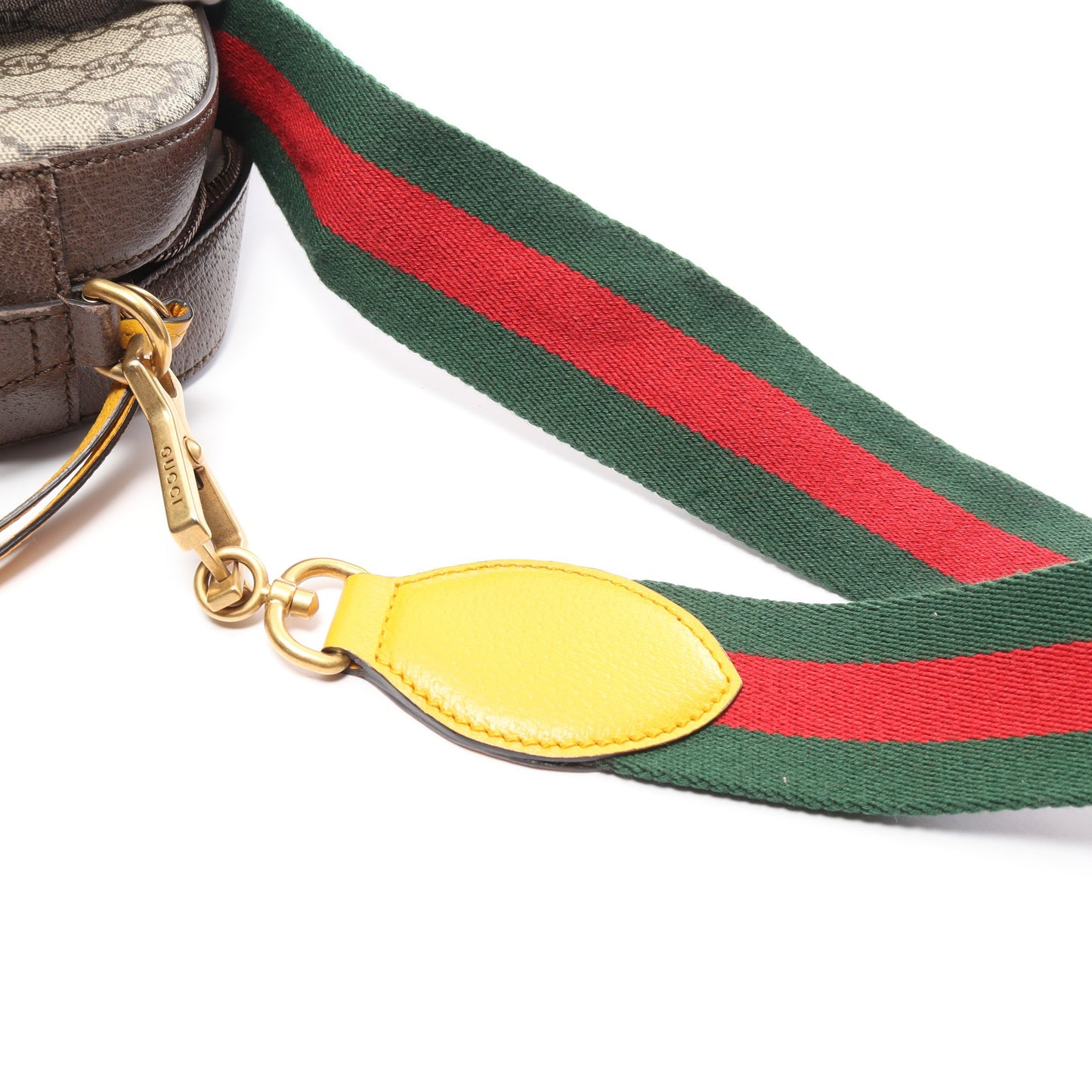 GGスプリーム ネオ ヴィンテージ シェリーライン メッセンジャーバッグ ショルダーバッグ PVC レザー ベージュ ダークブラウン マルチカラー グッチ バッグ GUCCI