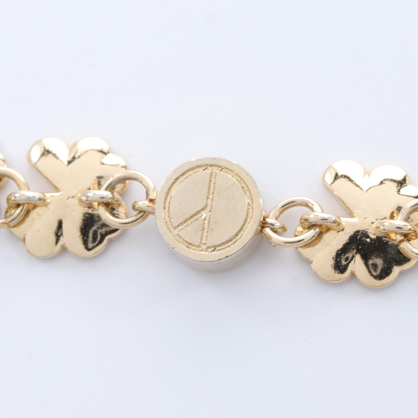 PMO CLOVER BRACELET ブレスレット クローバー GP ゴールド ブルーグリーン ピースマイナスワン アクセサリー Peaceminusone