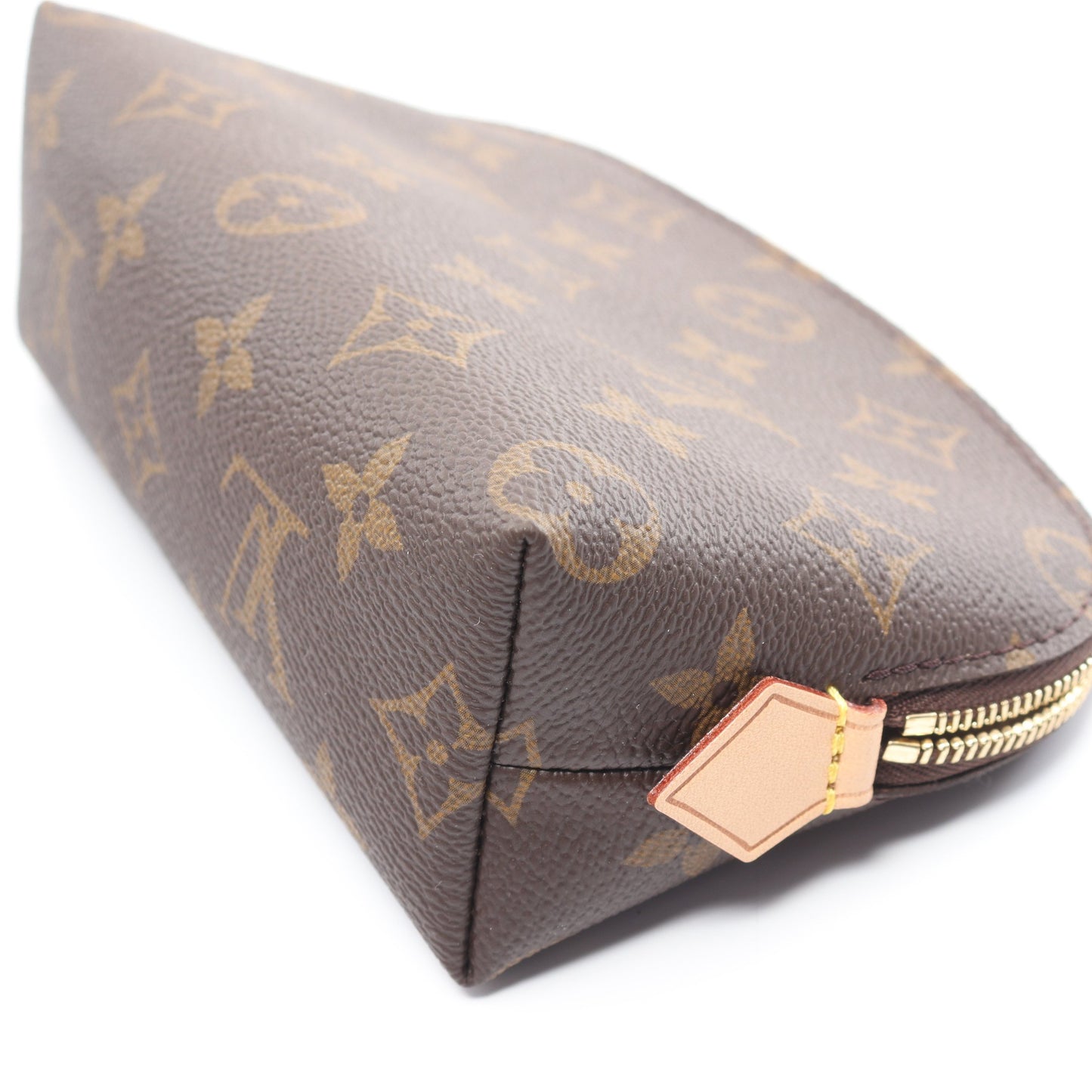 ポシェット コスメティック モノグラム コスメポーチ PVC レザー ブラウン ルイヴィトン 財布・小物 LOUIS VUITTON