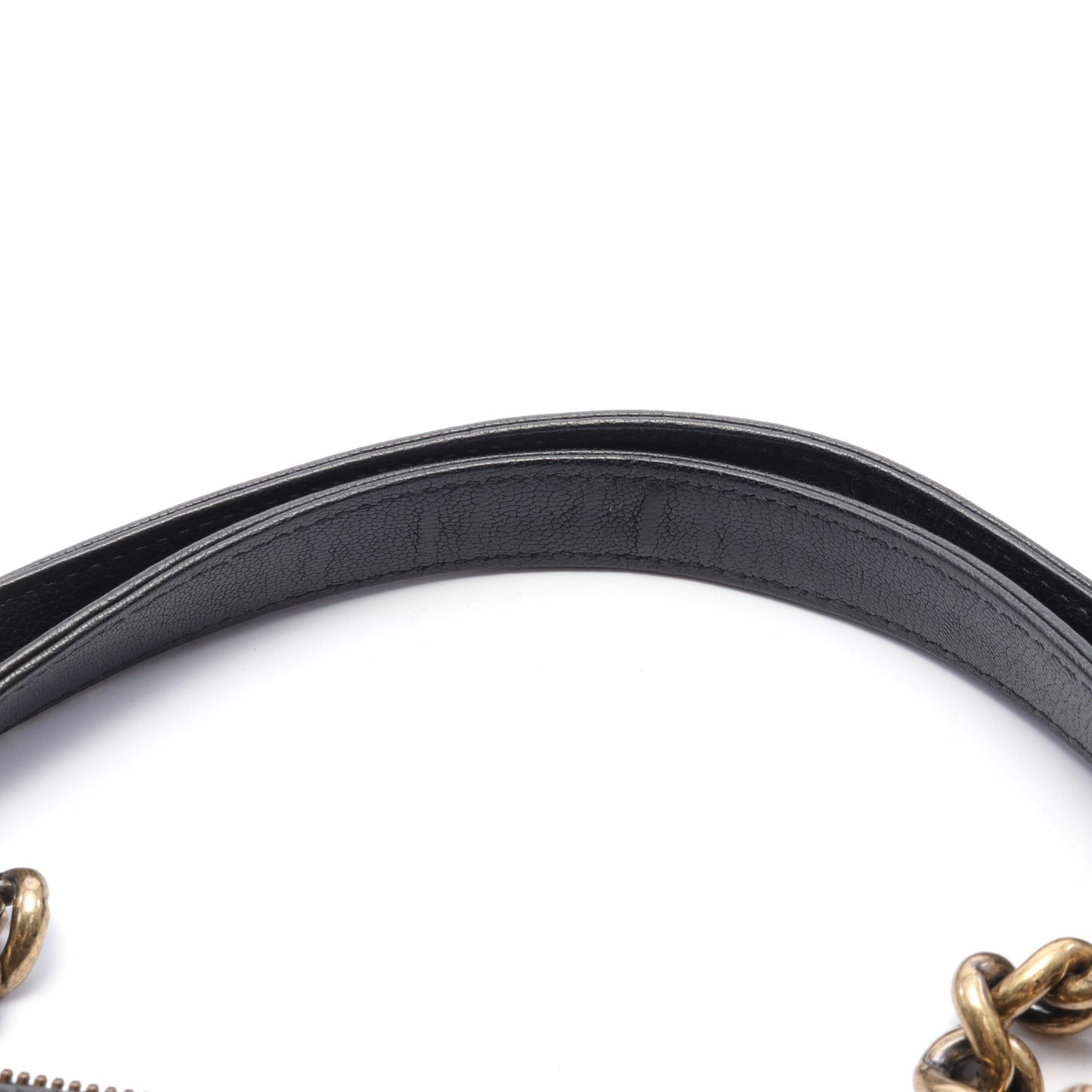 マトラッセ ショルダーバッグ トートバッグ レザー ブラック アンティークゴールド金具 シャネル バッグ CHANEL