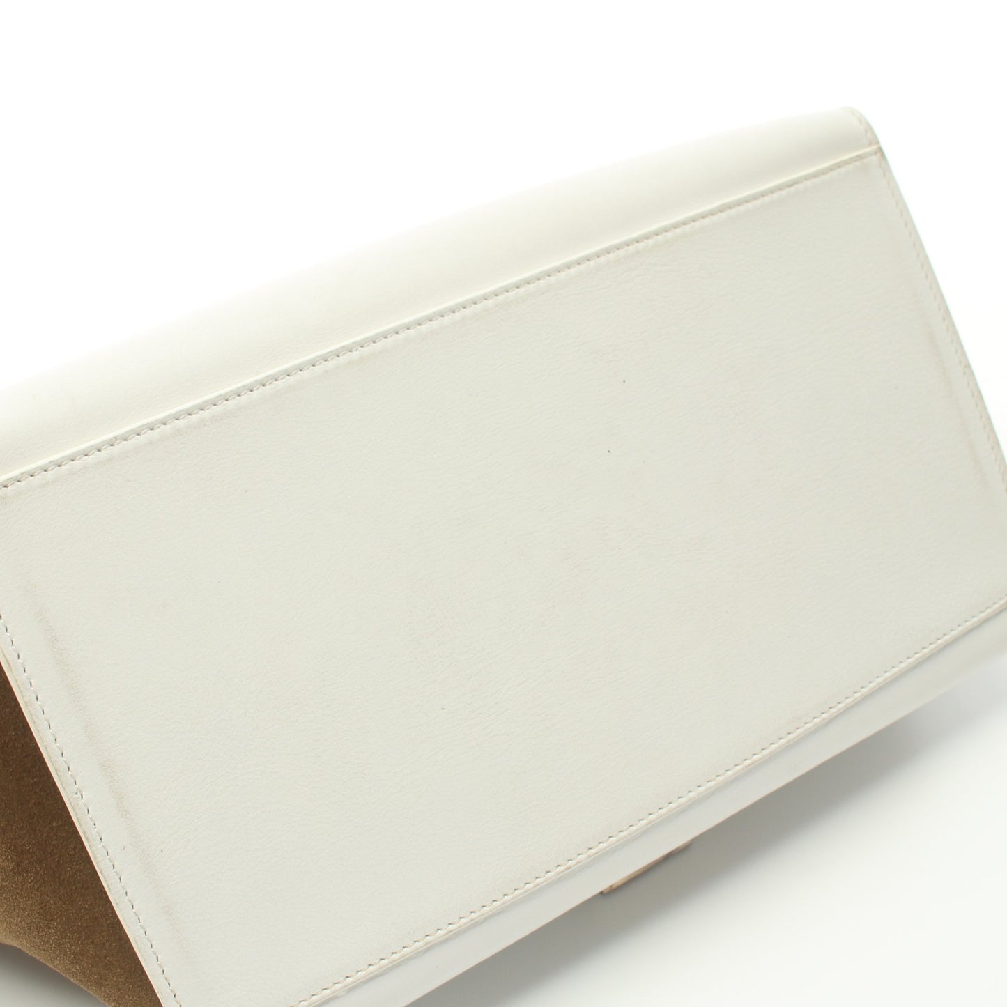 トラペーズ ミディアム ハンドバッグ レザー スエード ブラック ホワイト カーキブラウン 2WAY セリーヌ バッグ CELINE