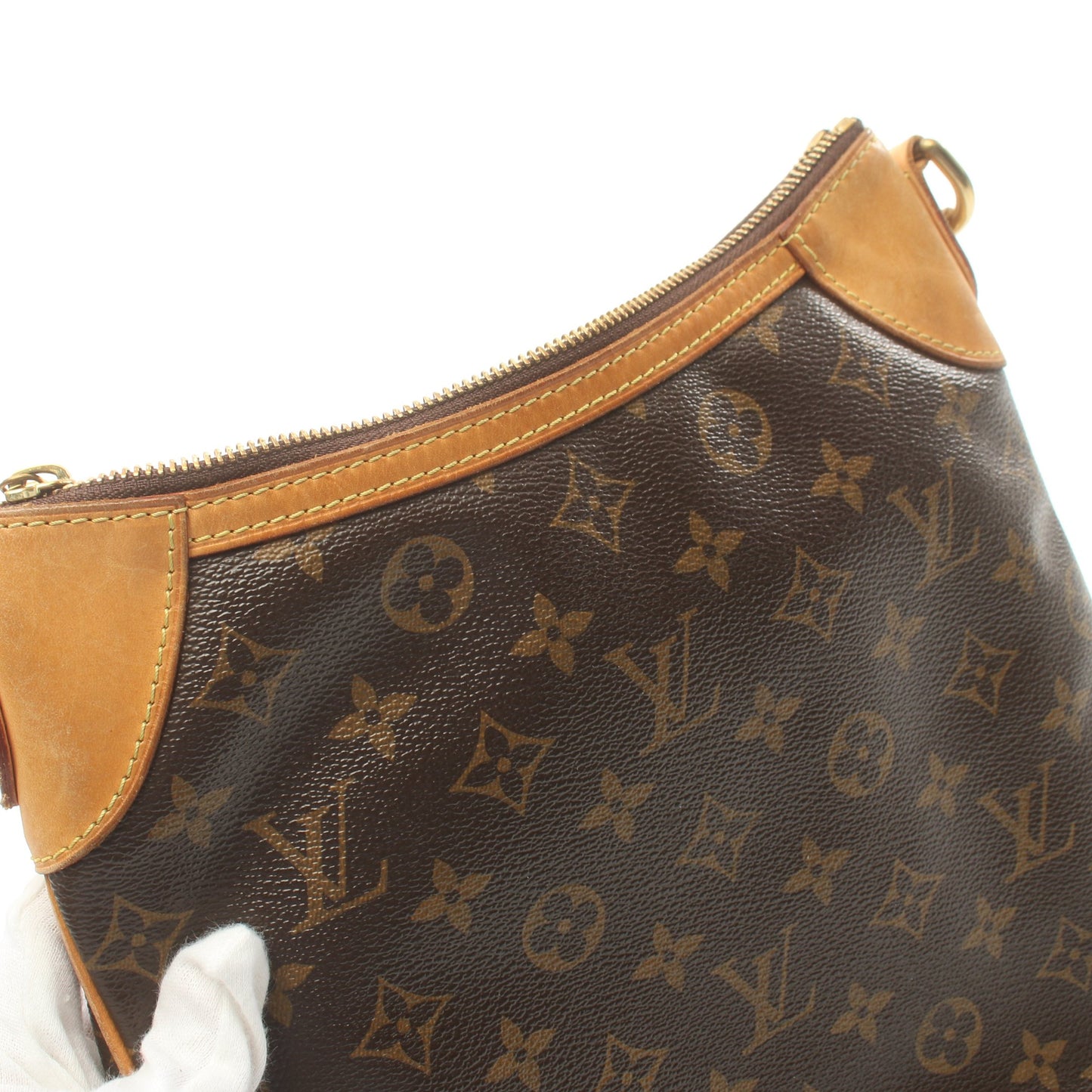 オデオンPM モノグラム ショルダーバッグ PVC レザー ブラウン ルイヴィトン バッグ LOUIS VUITTON