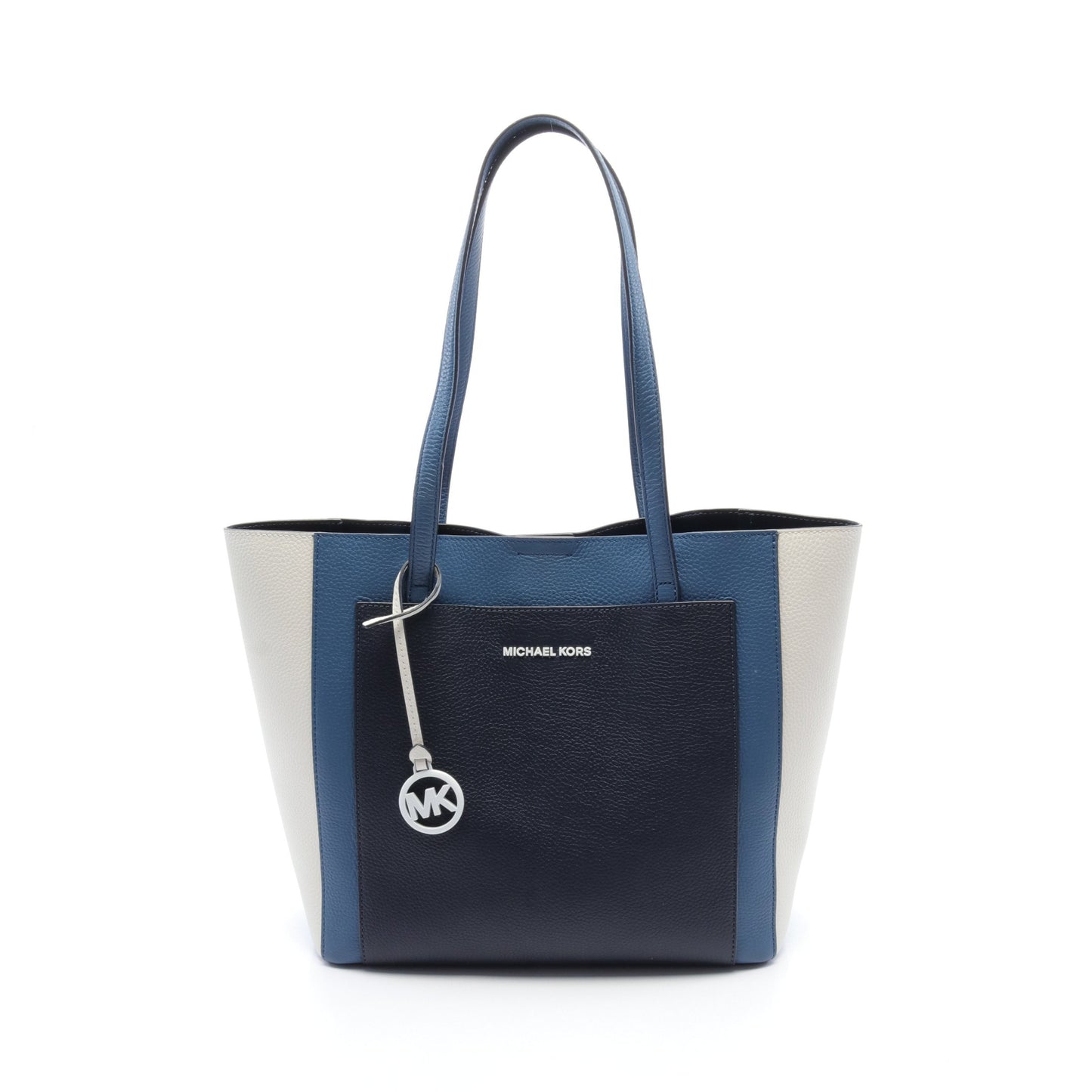 ショルダーバッグ トートバッグ レザー ブルー ホワイト ブラック マイケルコース バッグ MICHAEL KORS