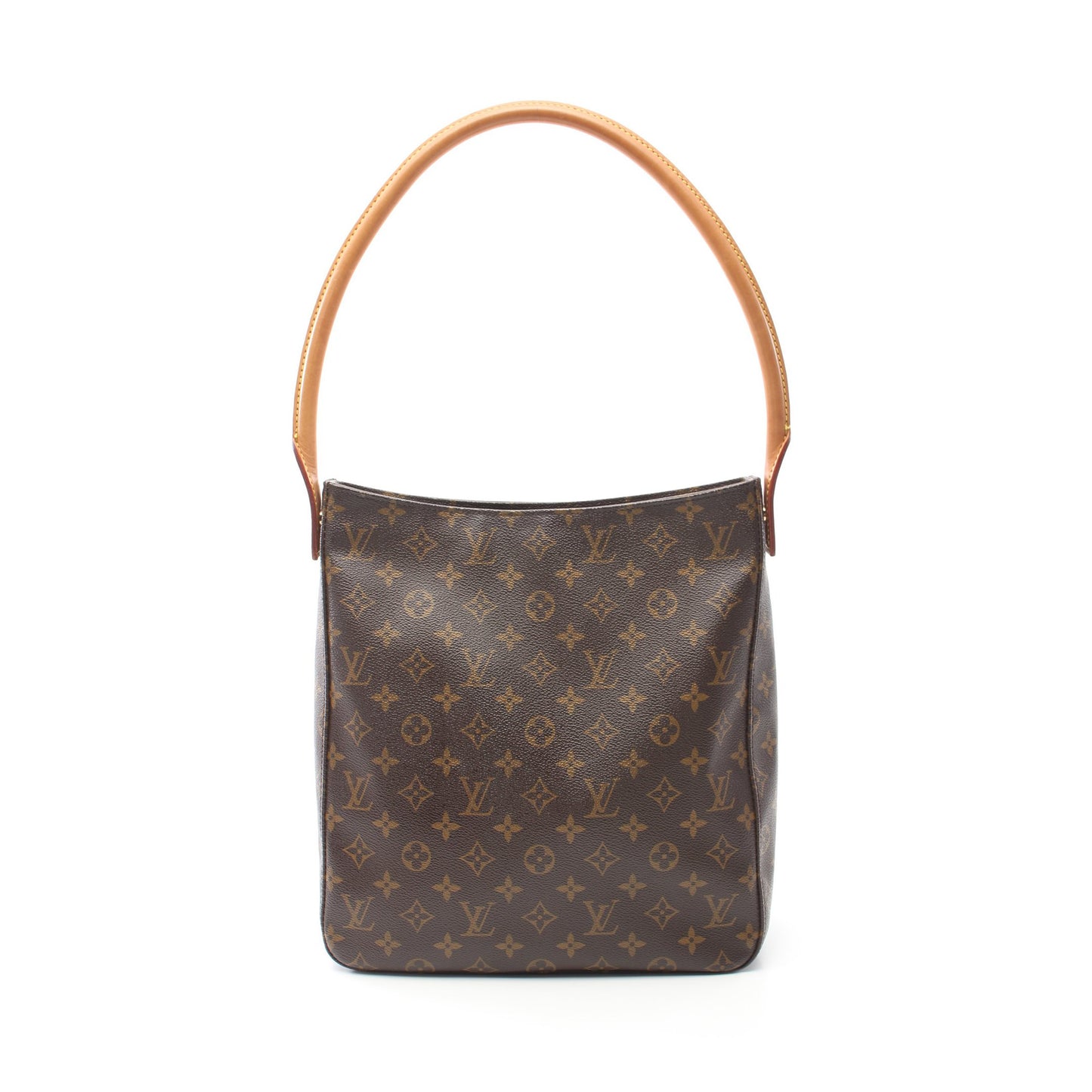 ルーピングGM モノグラム ショルダーバッグ PVC レザー ブラウン ルイヴィトン バッグ LOUIS VUITTON