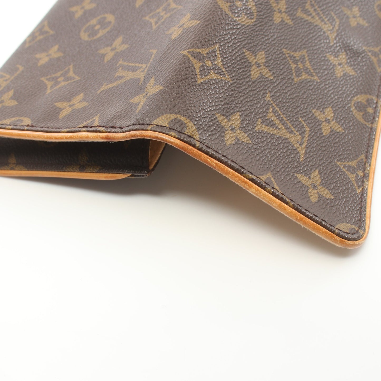 ポシェットツインGM モノグラム ショルダーバッグ PVC レザー ブラウン ルイヴィトン バッグ LOUIS VUITTON