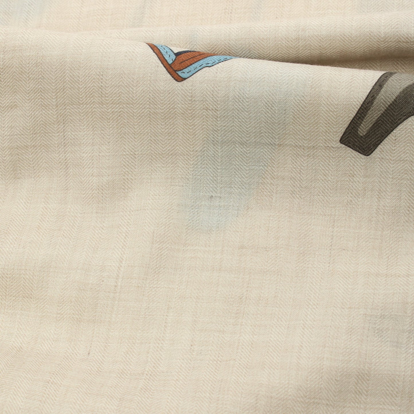RECTANGLE ET GRIS GRIS ストール ショール カシミヤ シルク ベージュ マルチカラー エルメス 財布・小物 HERMES